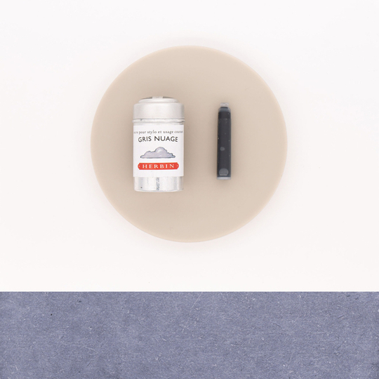 Herbin Gris Nuage 6 Ink Cartridges