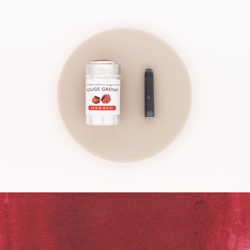Herbin Rouge Grenat 6 Cartucce