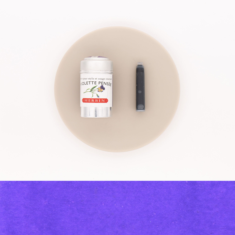 Herbin Violette Pensee 6 Ink Cartridges