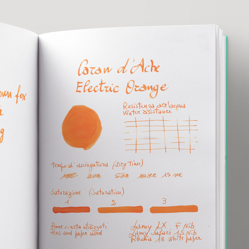 Caran d'Ache Electric Orange Ink Bottle 50 ml