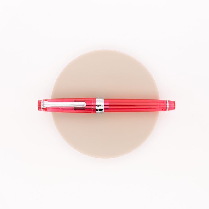 Sailor Professional Gear Slim Penna Stilografica Rosa Trasparente