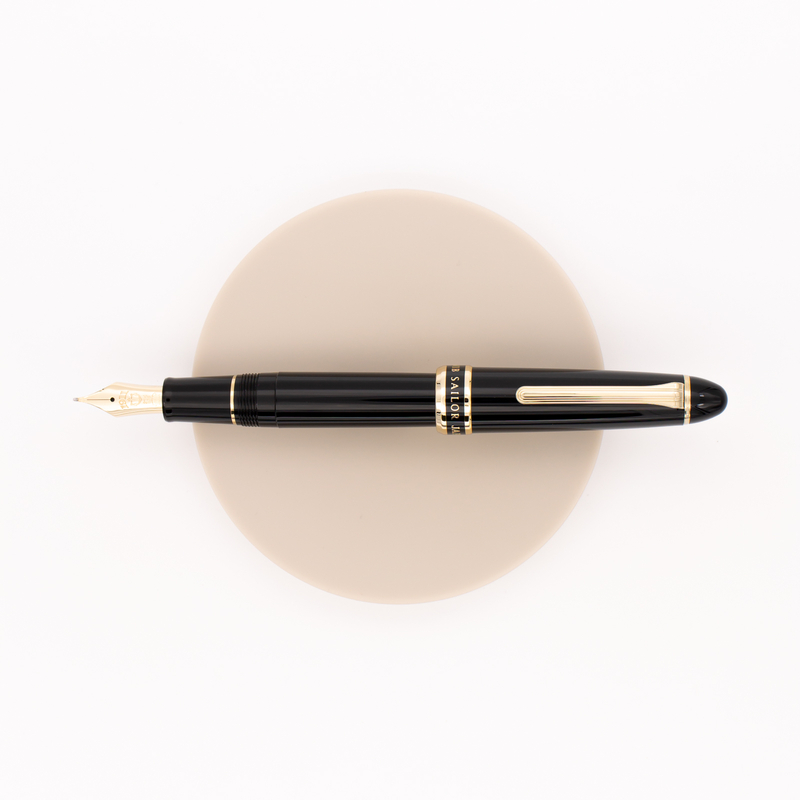 Sailor 1911 Special Nib Naginata Fude De Mannen Fountain Pen Black
