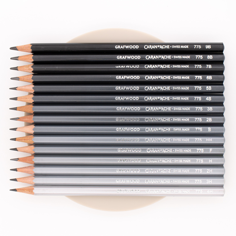 Caran d'Ache Set di 15 Matite Graphite Line con tutte le durezze