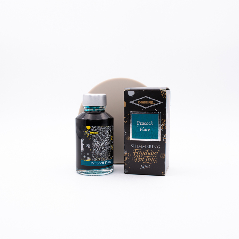 Diamine Shimmering Peacock Flare Inchiostro 50 ml
