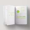 Diamine Shimmering Neon Lime Ink Bottle 50 ml