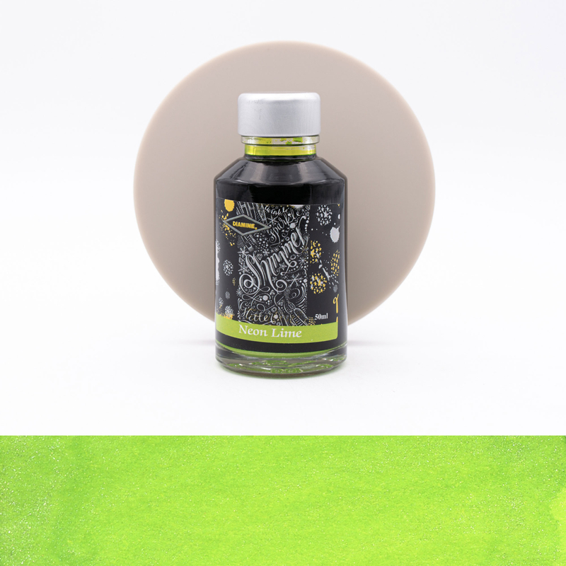 Diamine Shimmering Neon Lime Inchiostro 50 ml
