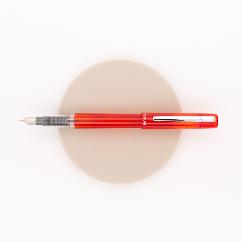 Platinum Prefounte Fountain Pen Vermilion Orange