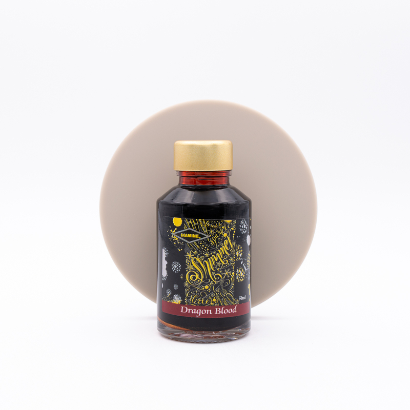 Diamine Shimmering Dragon Blood Ink Bottle 50 ml