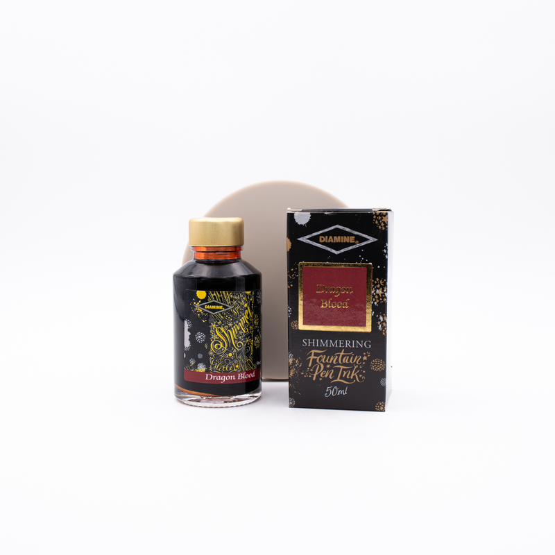 Diamine Shimmering Dragon Blood Ink Bottle 50 ml
