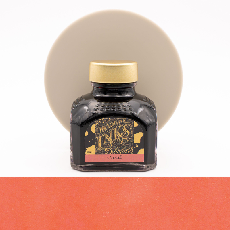 Diamine Coral Ink Bottle 80 ml