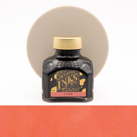 Diamine Coral Ink Bottle 80 ml