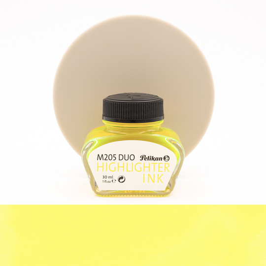 Pelikan M205 Duo Yellow Hightlighter Ink Bottle 30 ml