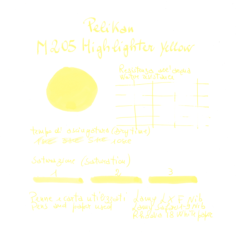Pelikan M205 Duo Giallo Fluo Inchiostro Evidenziatore 30 ml