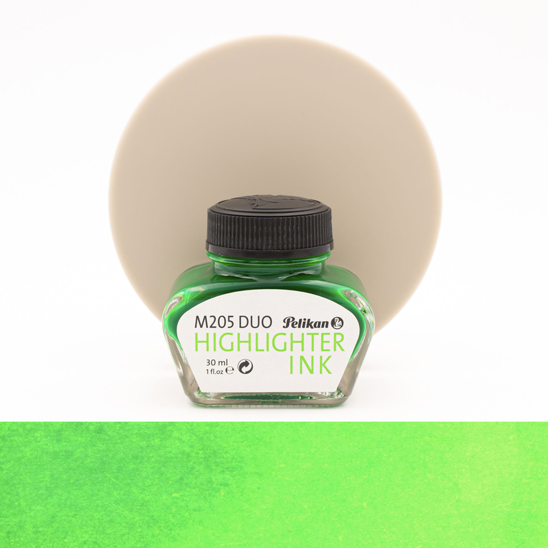 Pelikan M205 Duo Green Highlighter Ink Bottle 30 ml