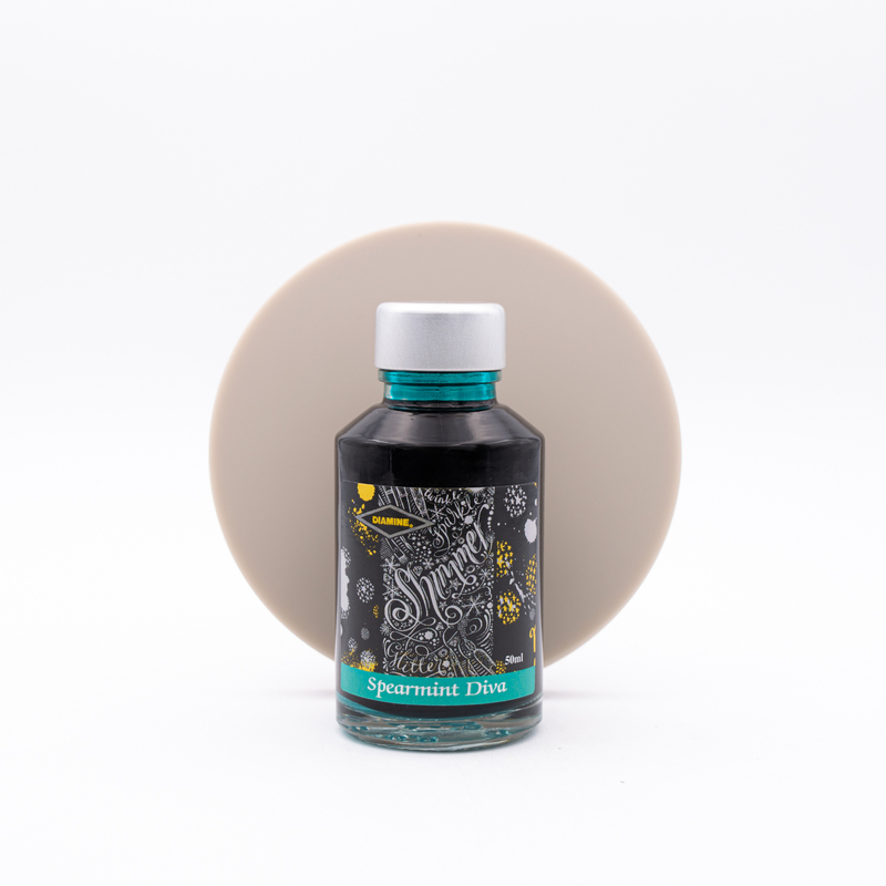 Diamine Shimmering Spearmint Diva Ink Bottle 50 ml