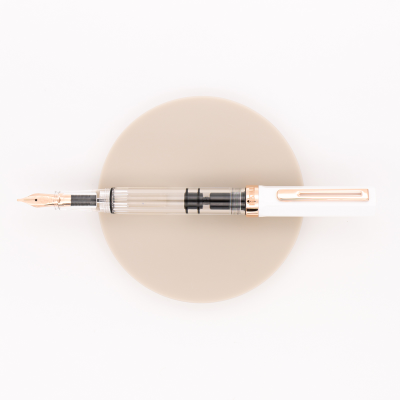 Twsbi Eco Fountain Pen White & Rose Gold