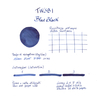 Twsbi Blu Nero Inchiostro Ferrogallico 70 ml