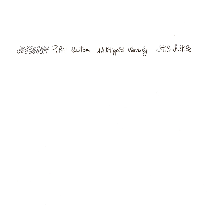 Pilot Custom 742 Waverly Penna Stilografica Nera