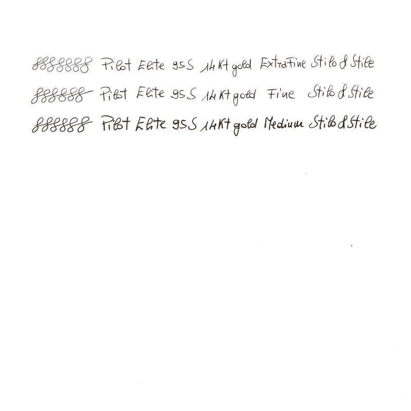 Pilot Elite 95S Penna Stilografica Nera