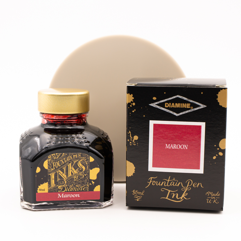Diamine Maroon Ink Bottle 80 ml