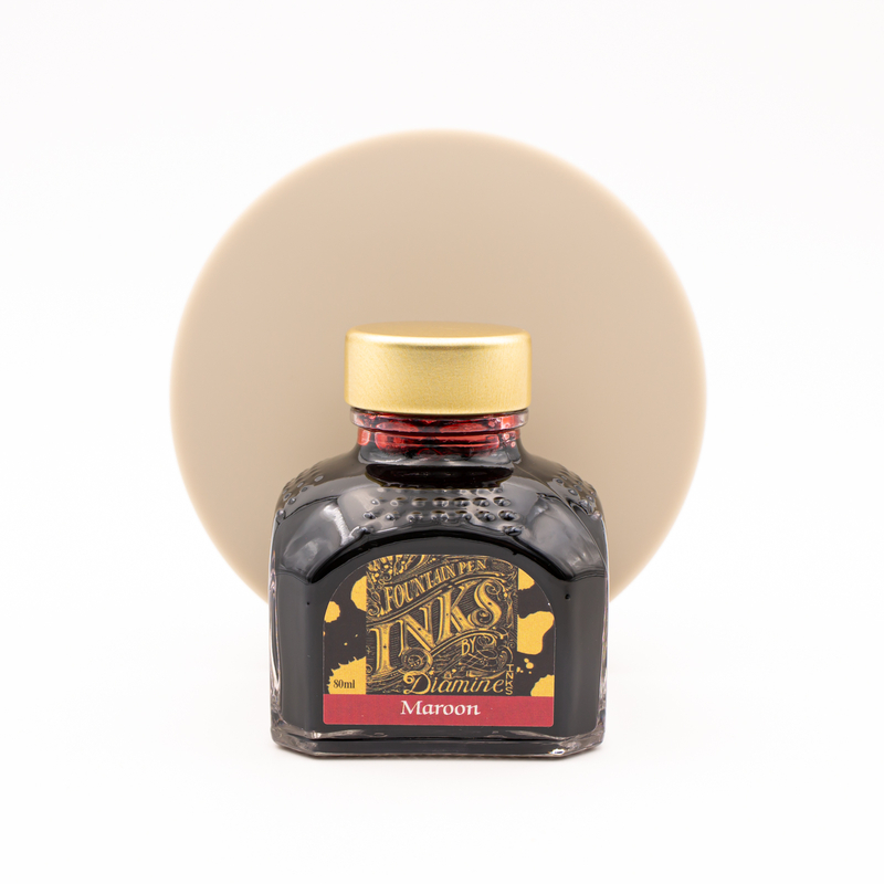 Diamine Maroon Ink Bottle 80 ml