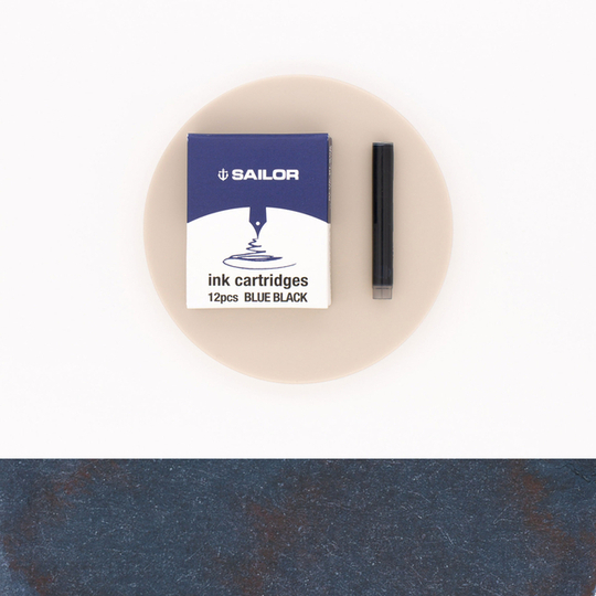 Sailor Blue Black 12 Ink Cartridges