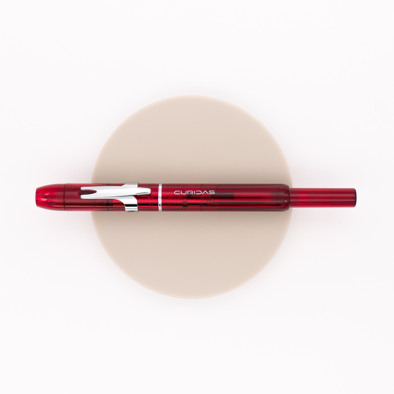 Platinum Curidas Penna Stilografica Retrattile Gran Red