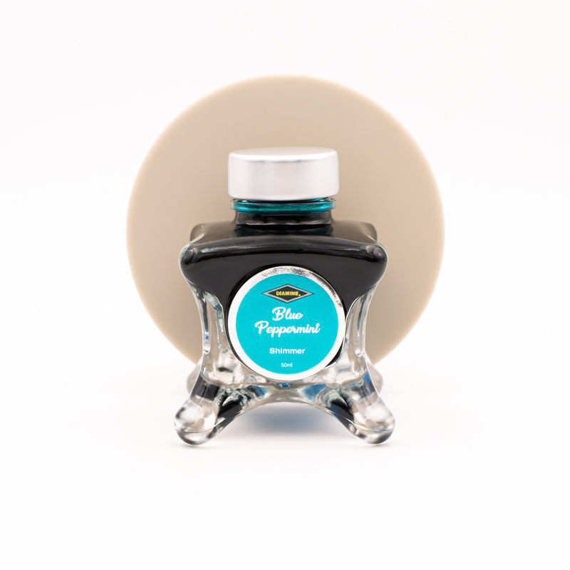 Diamine Inkvent Blue Peppermint Inchiostro 50 ml Blue Edition Shimmer