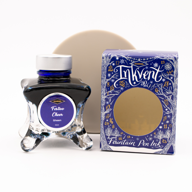 Diamine Inkvent Festive Cheer Inchiostro 50 ml Blue Edition Sheen