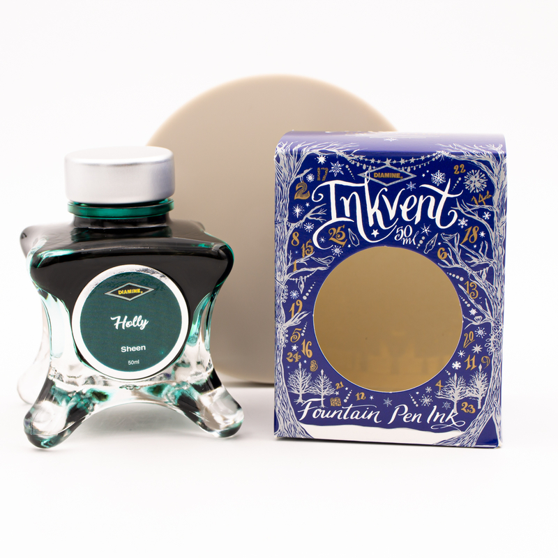 Diamine Inkvent Holly Inchiostro 50 ml Blue Edition Sheen