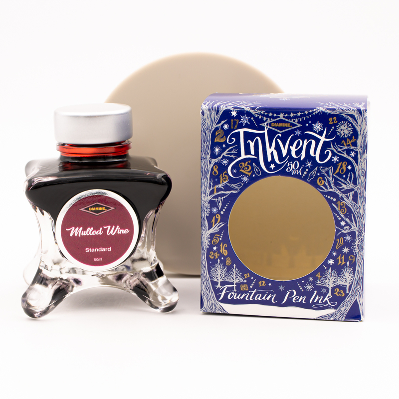 Diamine Inkvent Mulled Wine Ink Bottle 50 ml Blue Edition