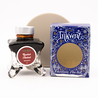 Diamine Inkvent Roasted Chestnut Ink Bottle 50 ml Blue Edition