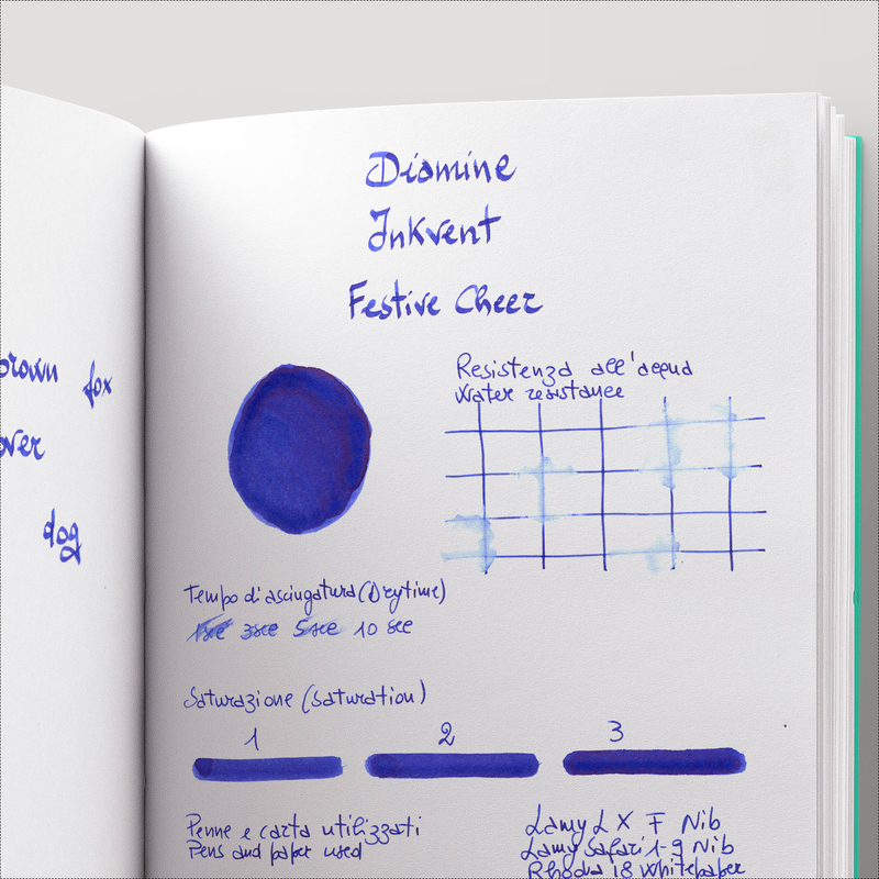 Diamine Inkvent Festive Cheer Inchiostro 50 ml Blue Edition Sheen