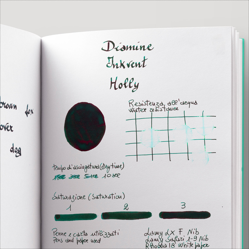 Diamine Inkvent Holly Inchiostro 50 ml Blue Edition Sheen