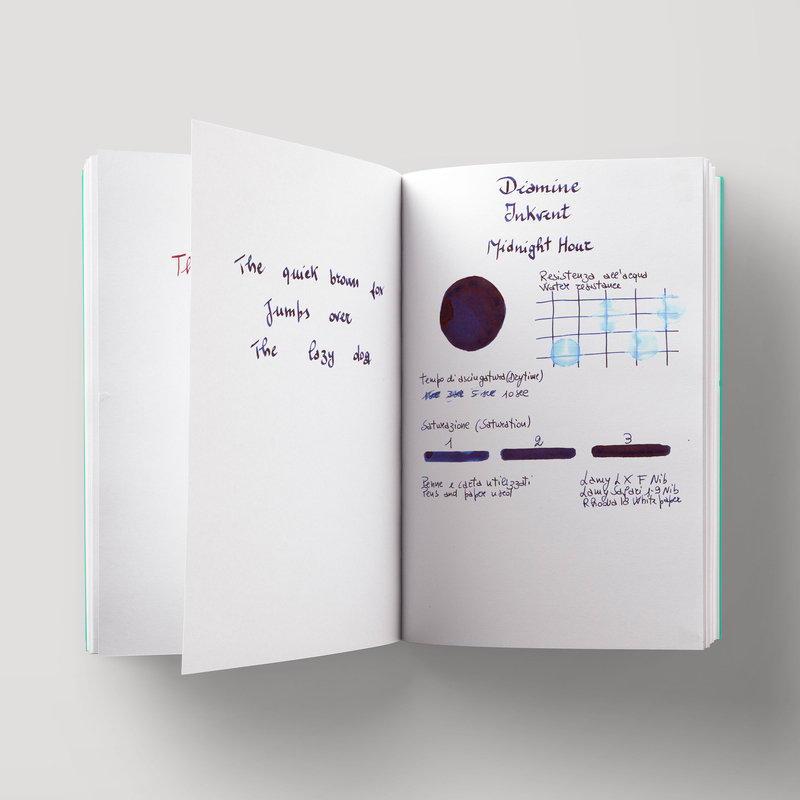 Diamine Inkvent Midnight Hour Inchiostro 50 ml Blue Edition Sheen