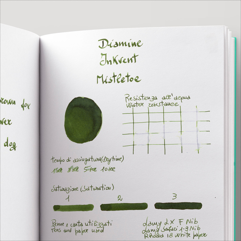 Diamine Inkvent Mistletoe Ink Bottle 50 ml Blue Edition