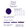 Diamine Inkvent Purple Bow Ink Bottle 50 ml Blue Edition