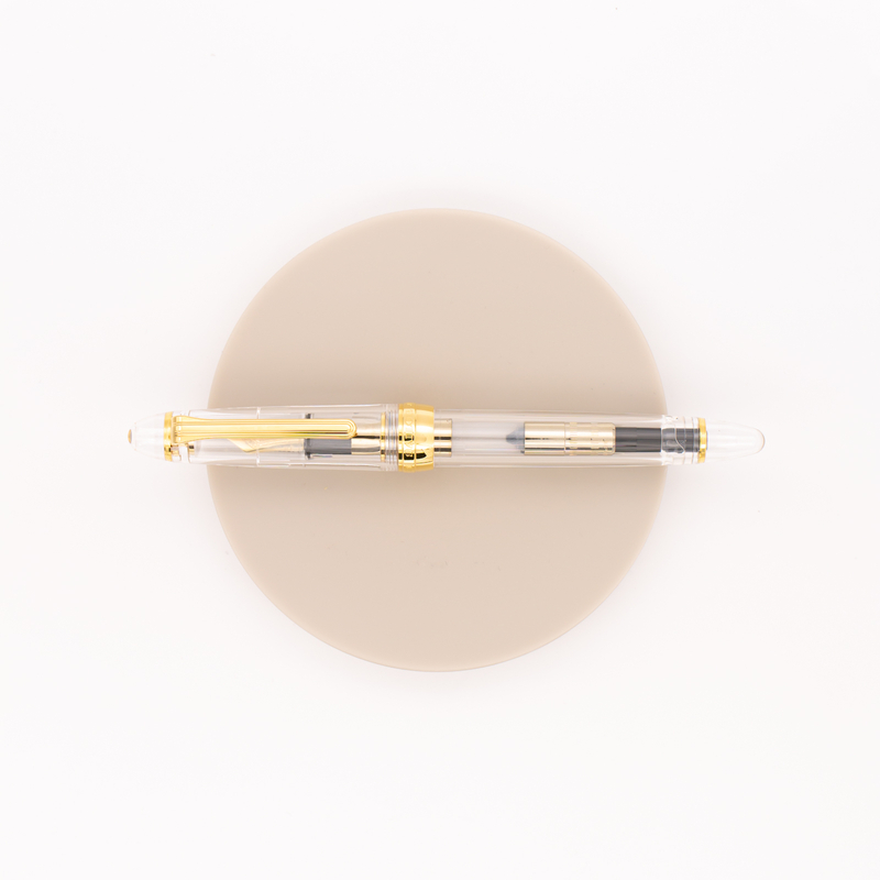 Sailor 1911 Standard Penna Stilografica Trasparente & Oro