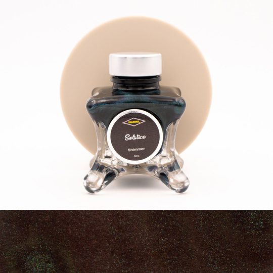 Diamine Inkvent Solstice Ink Bottle 50 ml Blue Edition Shimmer
