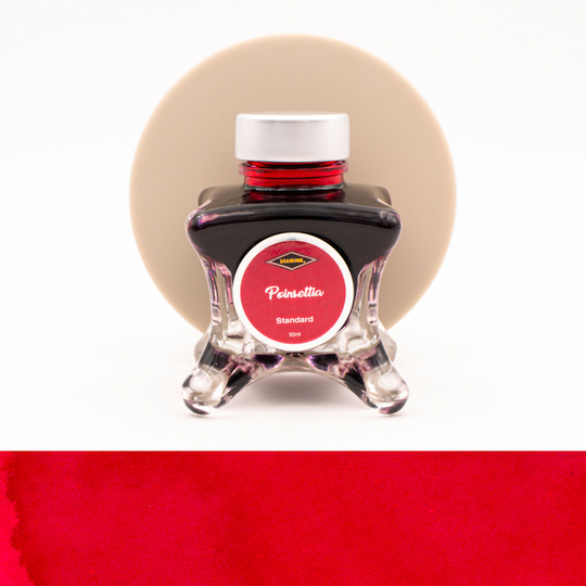 Diamine Inkvent Poinsettia Ink Bottle 50 ml Blue Edition