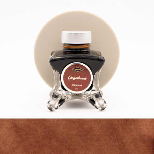 Diamine Inkvent Gingerbread Ink Bottle 50 ml Blue Edition