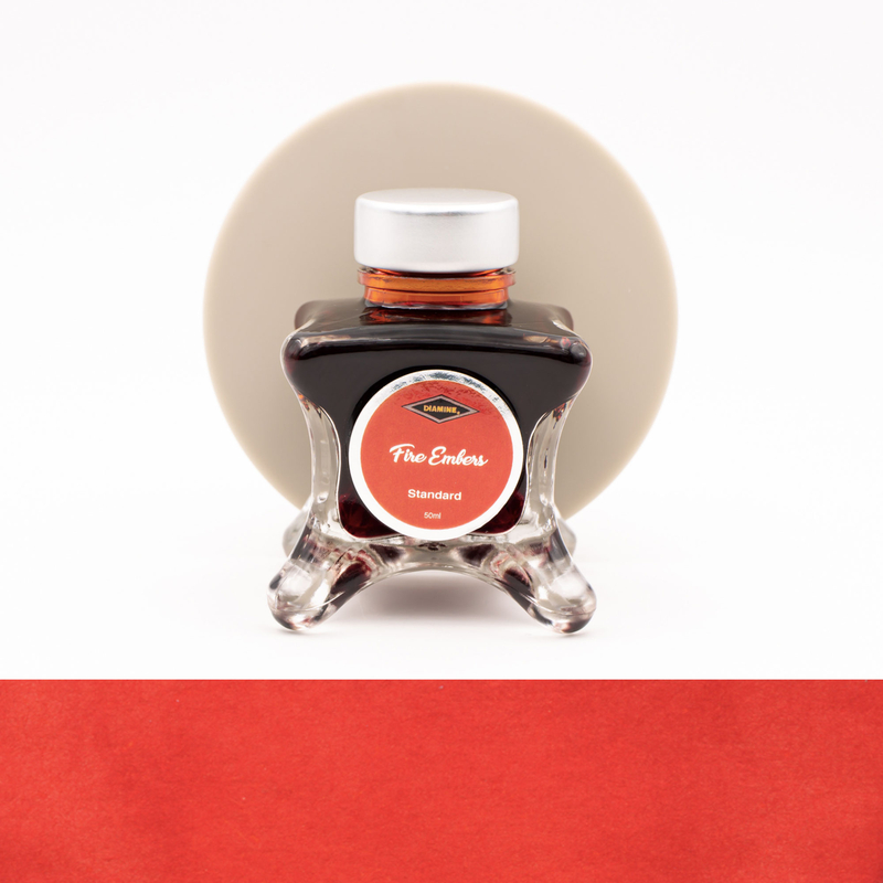 Diamine Inkvent Fire Embers Ink Bottle 50 ml Blue Edition