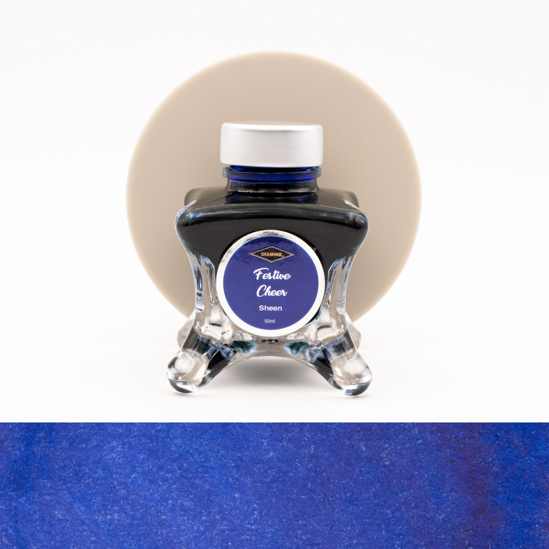 Diamine Inkvent Festive Cheer Inchiostro 50 ml Blue Edition Sheen
