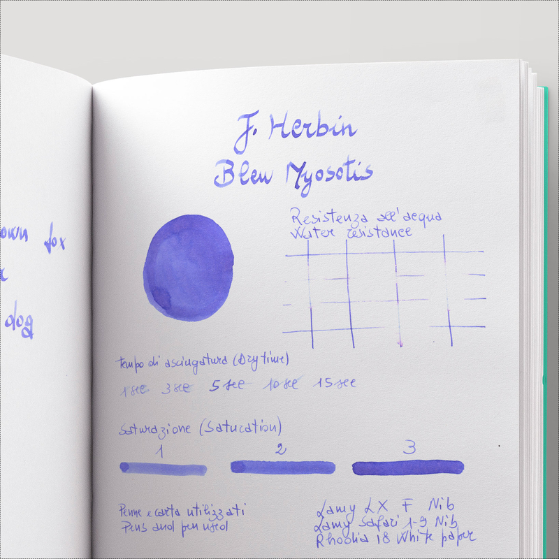 Herbin Bleu Myosotis Ink Bottle 10 ml