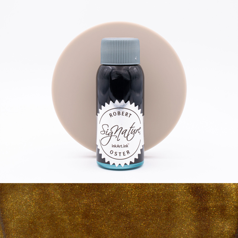 Robert Oster Shake 'N' Shimmy Grun Gilt Ink Bottle 50 ml