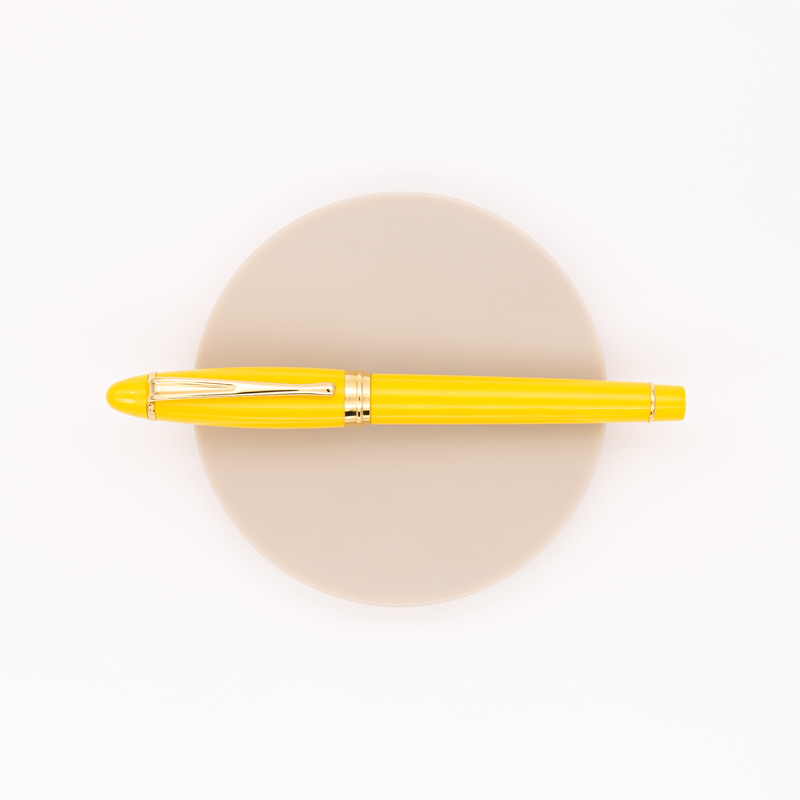Aurora Ipsilon Demo Colors Penna Stilografica Gialla & Oro