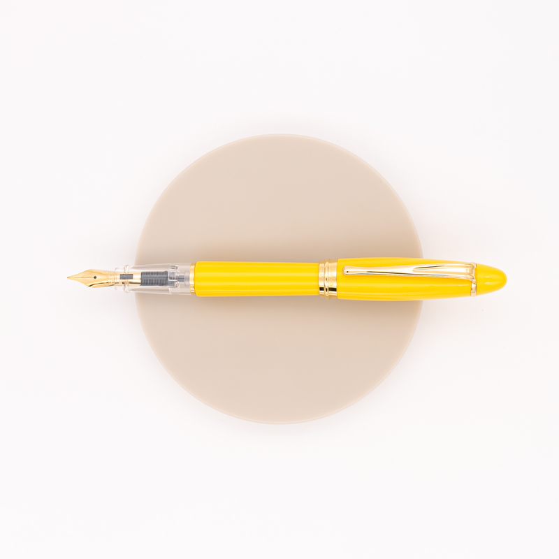 Aurora Ipsilon Demo Colors Penna Stilografica Gialla & Oro