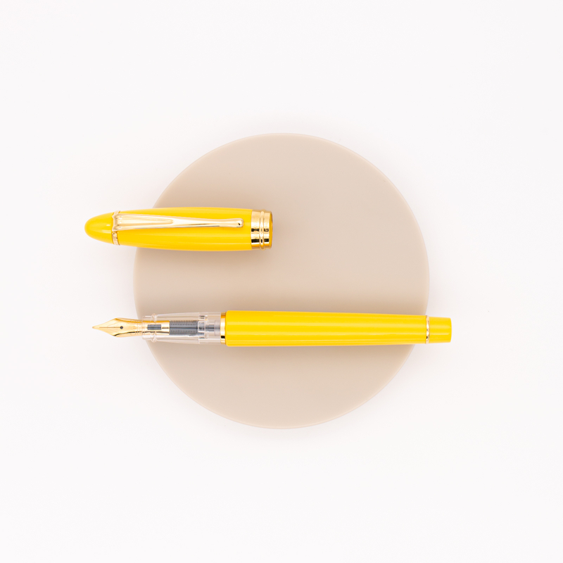 Aurora Ipsilon Demo Colors Penna Stilografica Gialla & Oro