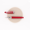 Aurora Ipsilon Demo Colors Fountain Pen Red & Rhodium