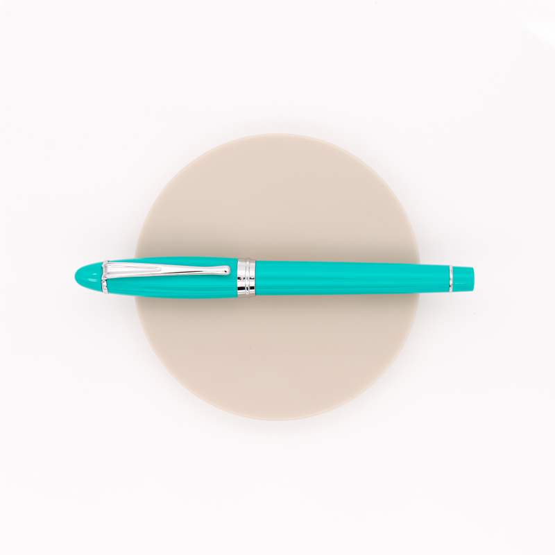 Aurora Ipsilon Demo Colors Penna Stilografica Turchese & Rodio